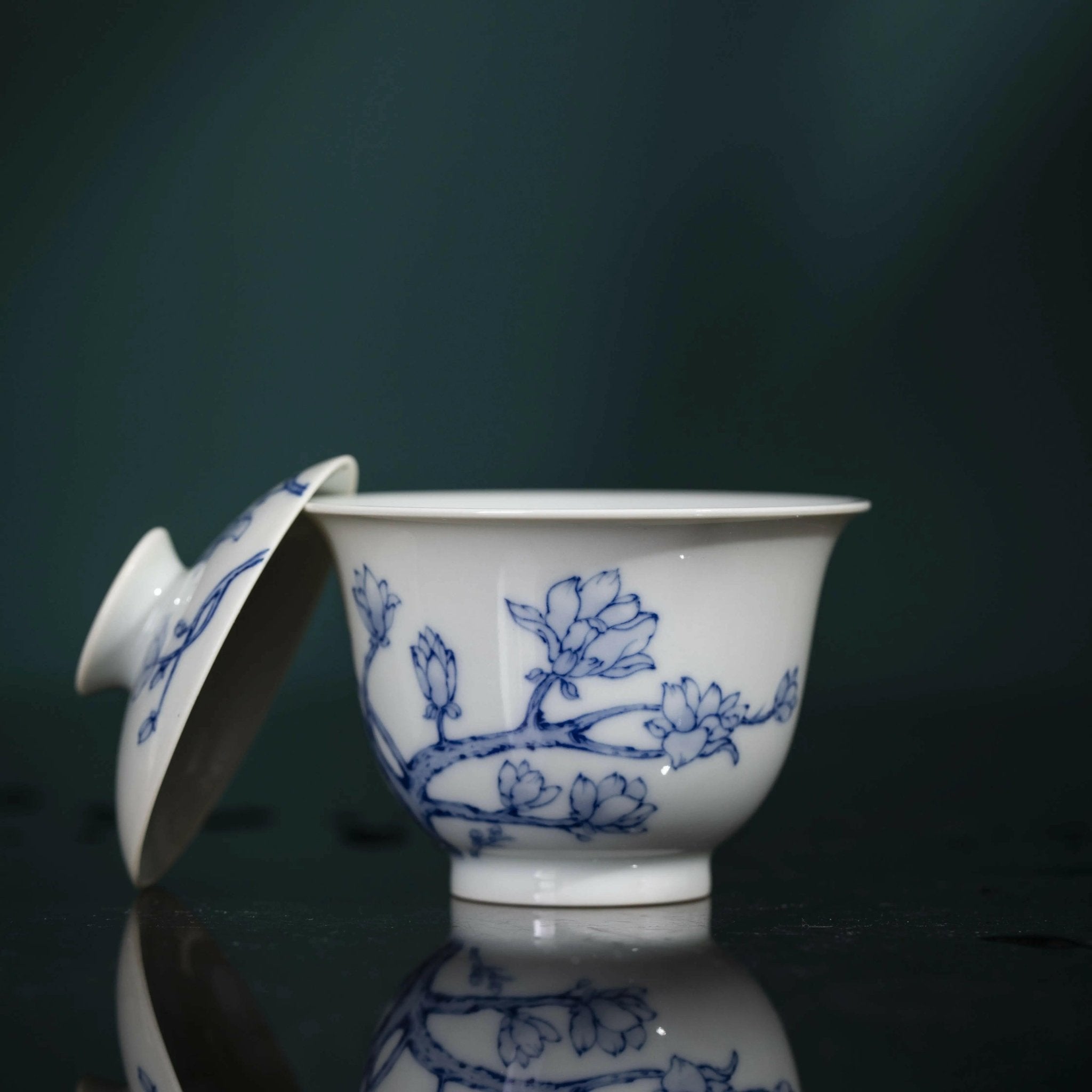Yu Lan Hua - Jing De Zhen Porcelain Gaiwan - zycs_China - tea - teapot