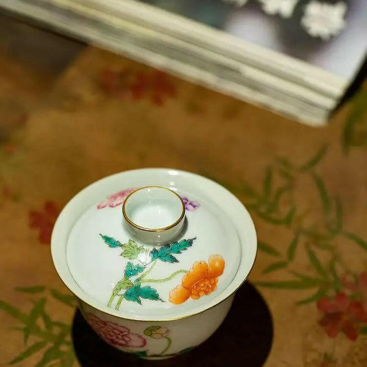 Yu Mei Ren - Jing De Zhen Porcelain Gaiwan - zycs_China - tea - teapot