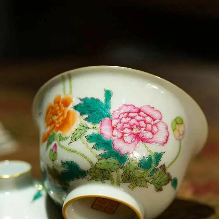 Yu Mei Ren - Jing De Zhen Porcelain Gaiwan - zycs_China - tea - teapot