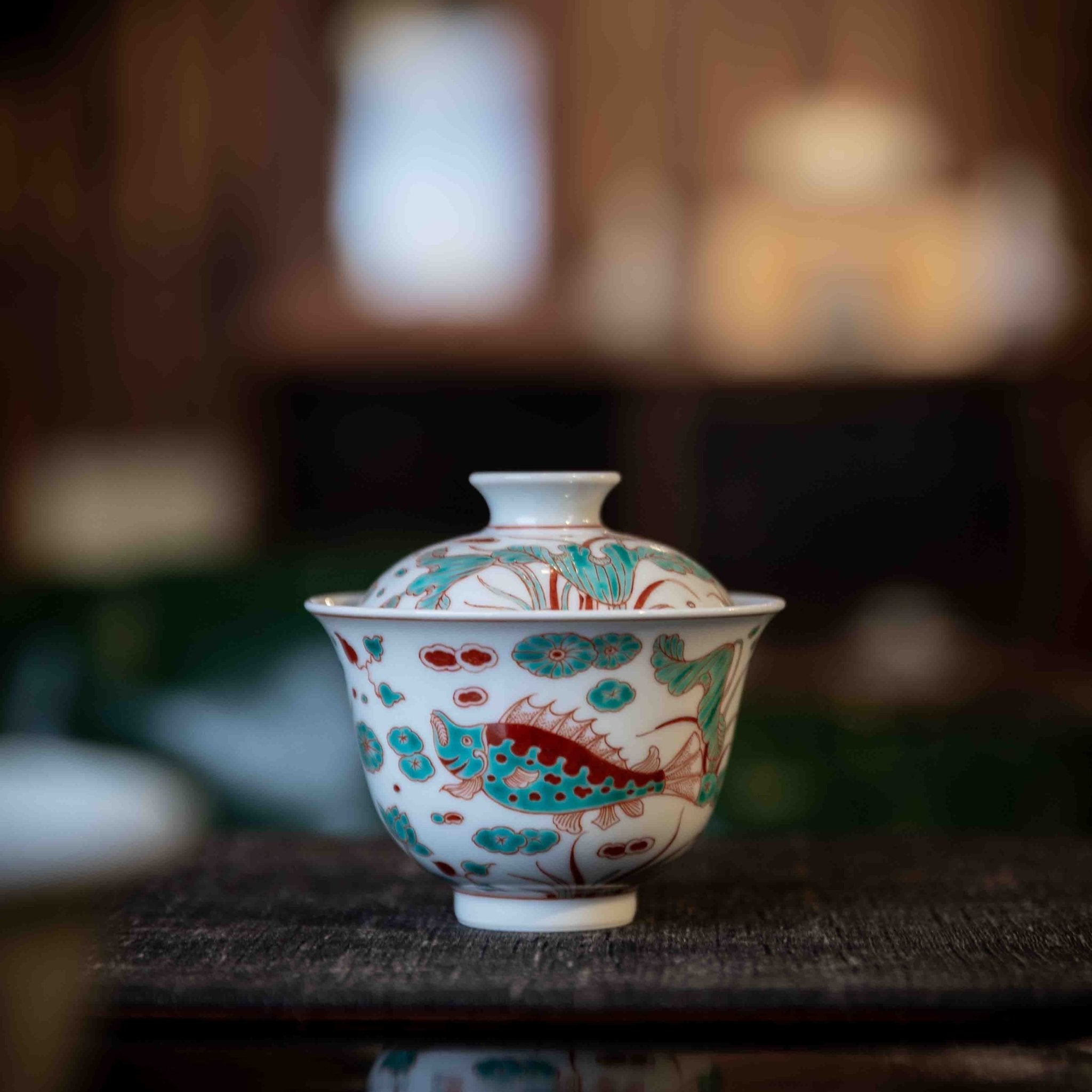Yu Zao 150cc - Jing De Zhen Porcelain Gaiwan - zycs_China