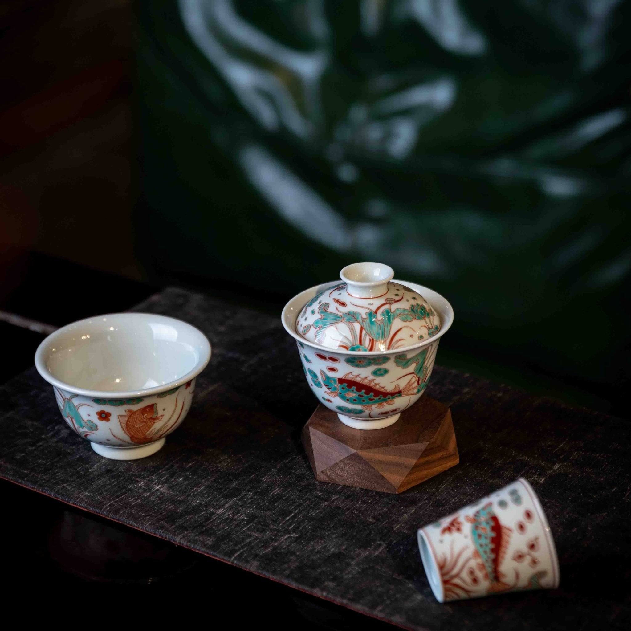 Yu Zao 150cc - Jing De Zhen Porcelain Gaiwan - zycs_China