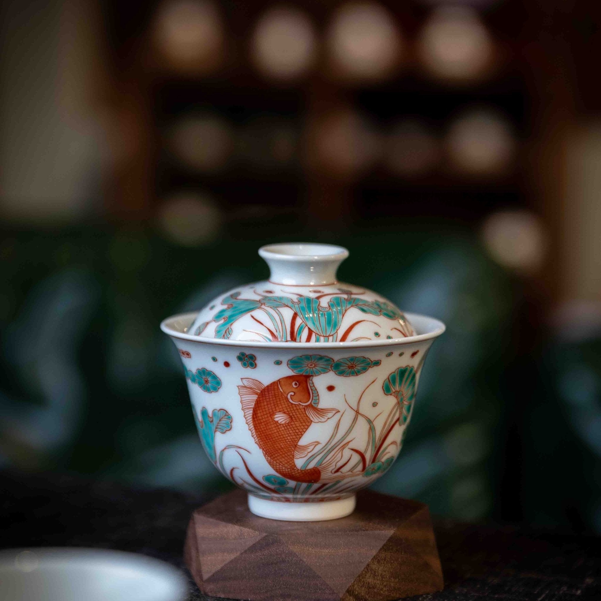 Yu Zao 150cc - Jing De Zhen Porcelain Gaiwan - zycs_China