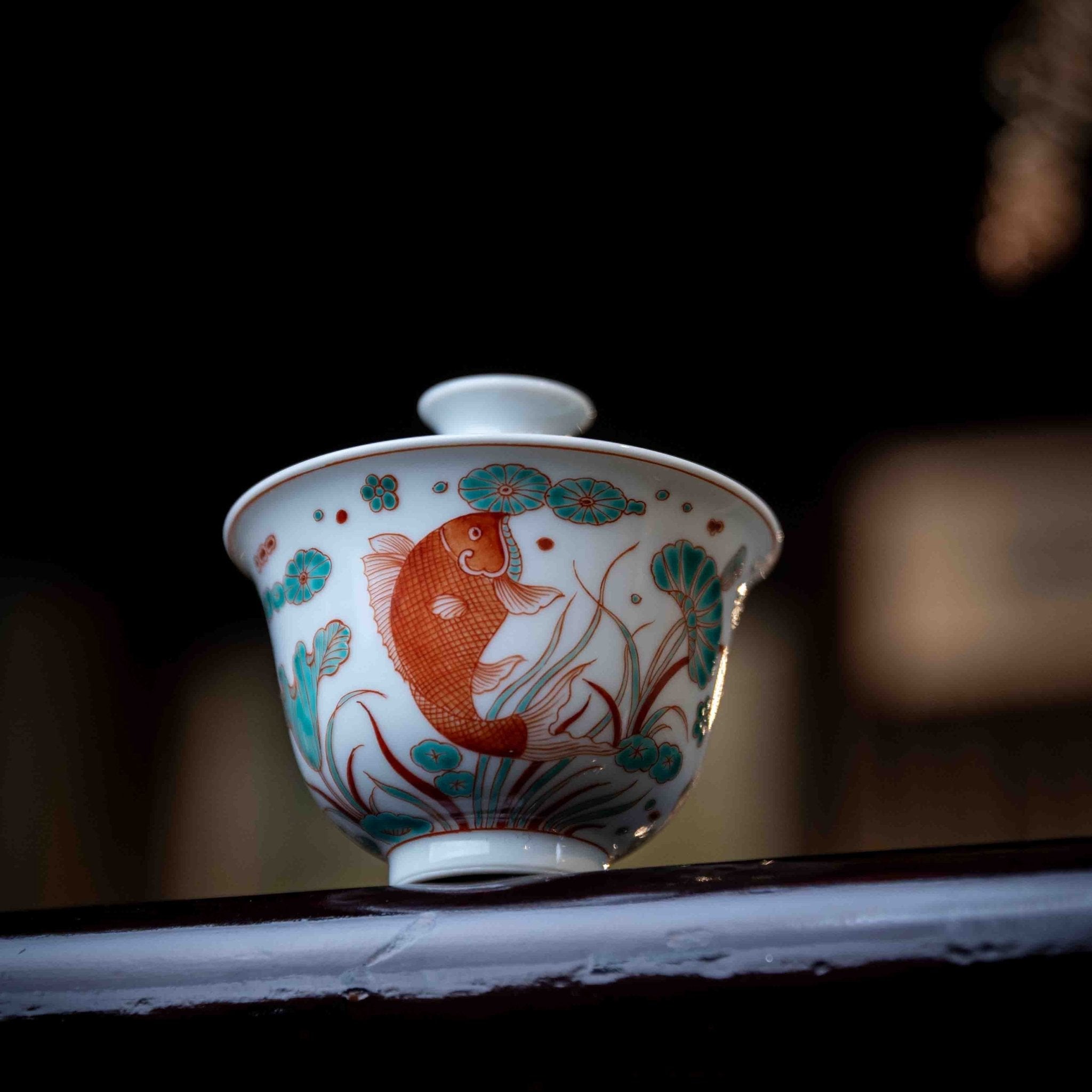 Yu Zao 150cc - Jing De Zhen Porcelain Gaiwan - zycs_China