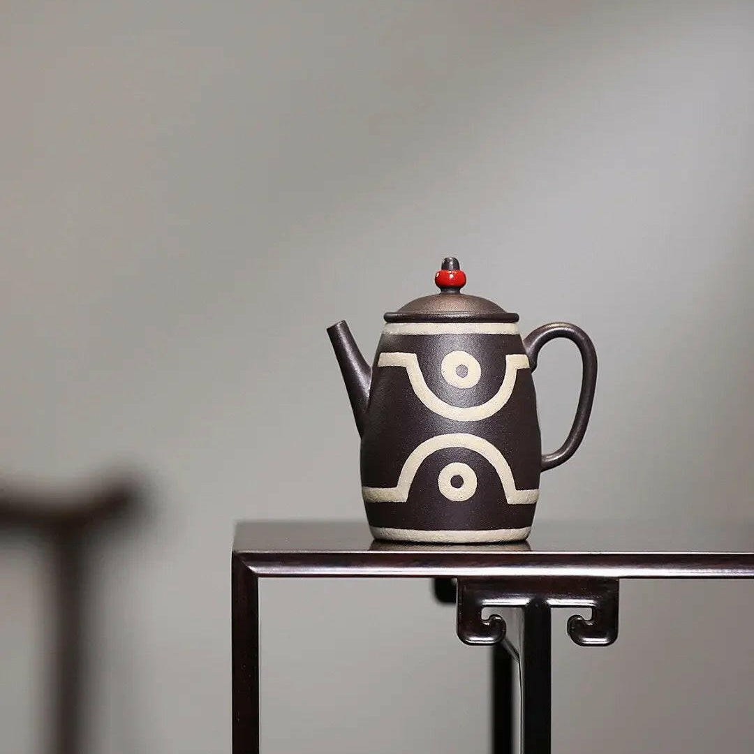 Zhi Chun Chang Xing Tian Zhu Teaport 150cc - Yixing Handmade Teapot - zycs_China - tea - teapot