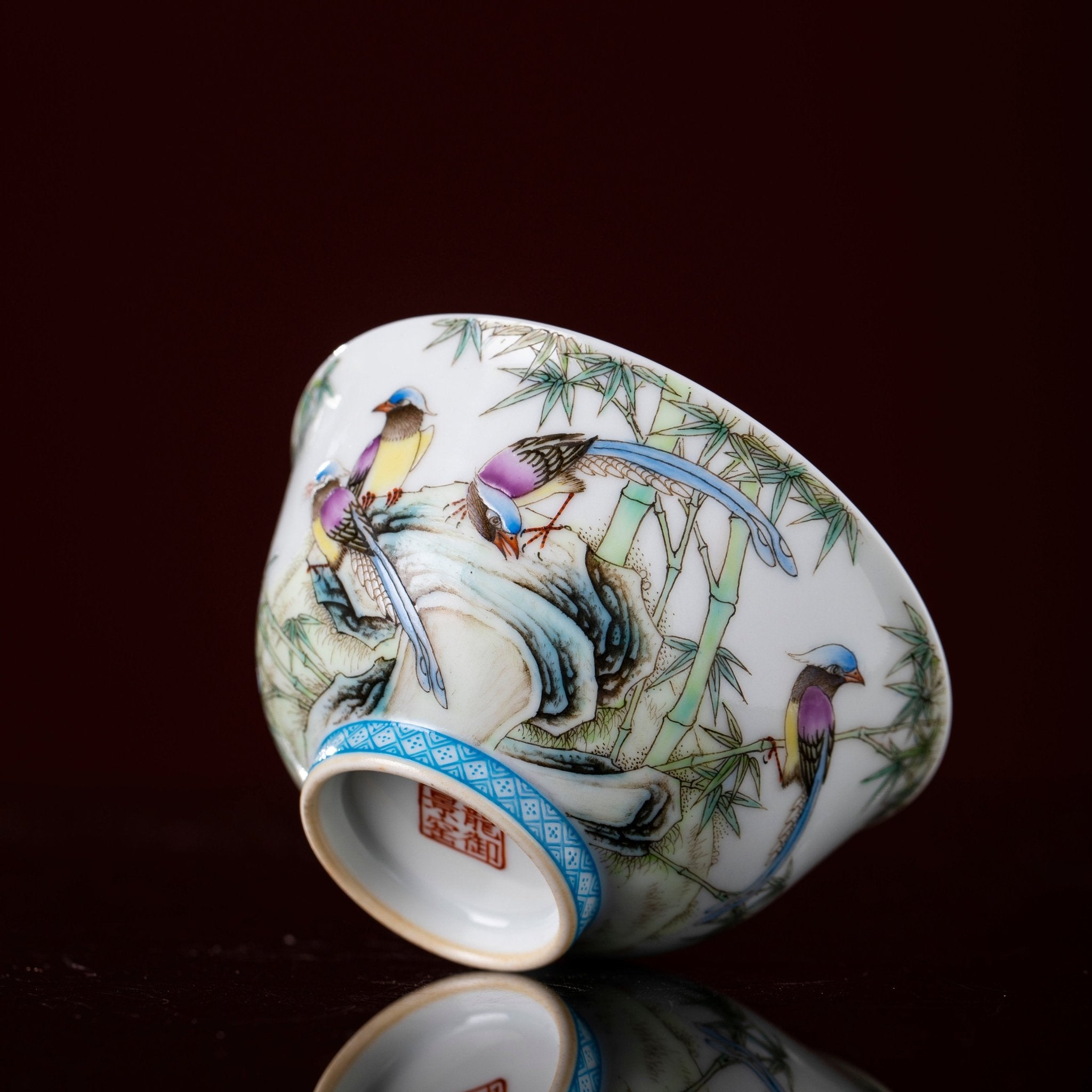 Zhu Que 150cc - Jing De Zhen Porcelain Teacup - zycs_China