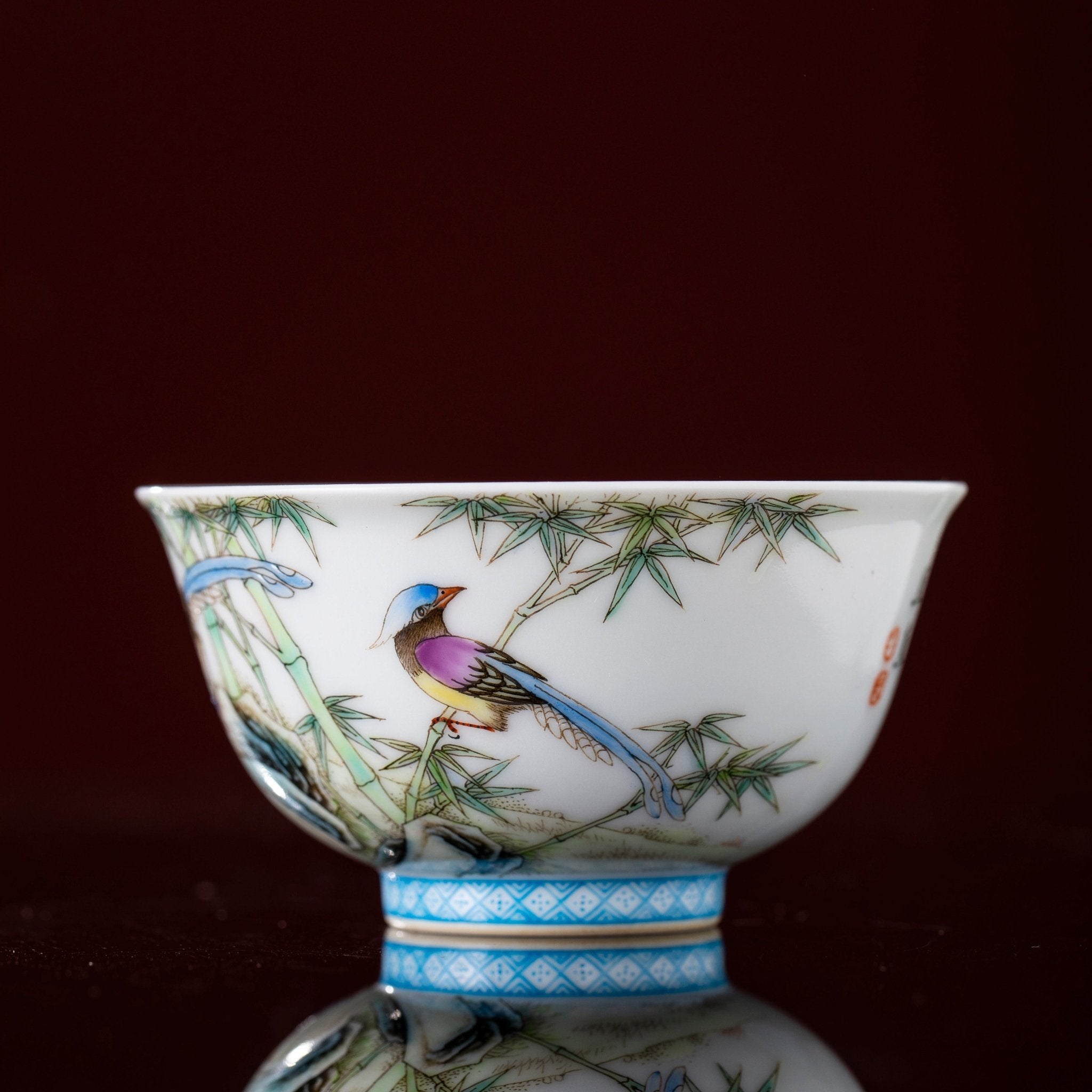 Zhu Que 150cc - Jing De Zhen Porcelain Teacup - zycs_China