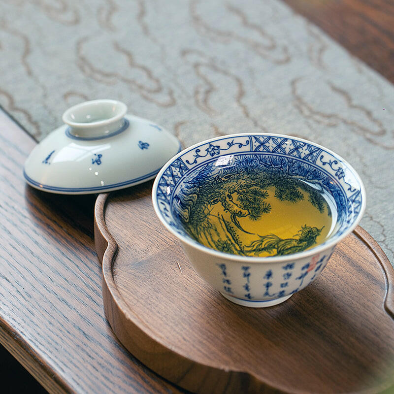 Jun Ma Tu - Jing De Zhen Porcelain Gaiwan zycschina