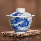 Yun Hai Teng Long/ Teng Long Fan Juan  - Jing De Zhen Porcelain Gaiwan zycschina