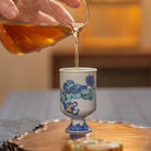 Shi Zi Xiu Qiu - Jing De Zhen Porcelain Teacup zycschina