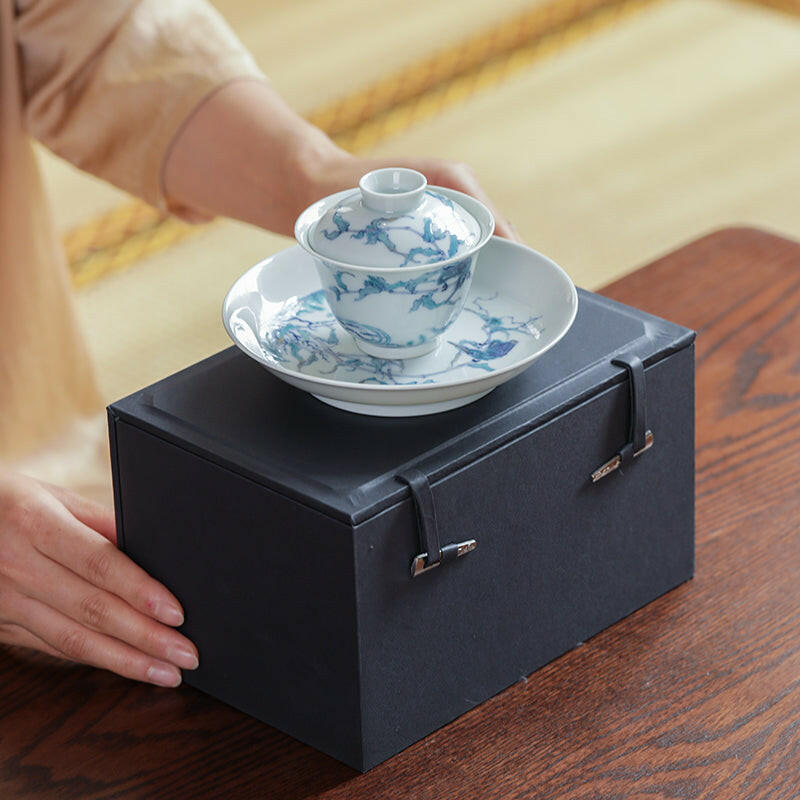 Cui Niao - Jing De Zhen Porcelain Gaiwan zycschina