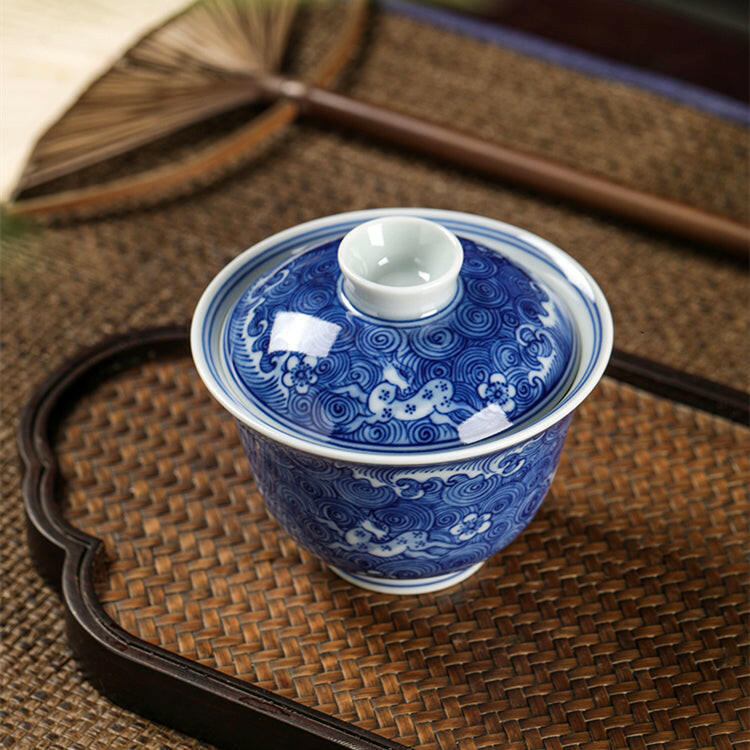 Lu Lu Lian Sheng - Jing De Zhen Porcelain Gaiwan zycschina