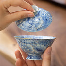 Miao Jin Wan Hua - Jing De Zhen Porcelain Gaiwan zycschina
