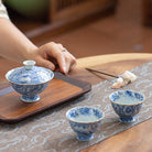 Miao Jin Wan Hua - Jing De Zhen Porcelain Gaiwan zycschina