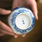 Miao Jin Guo Qiang Yun Long Wen - Porcelain Teacup zycschina