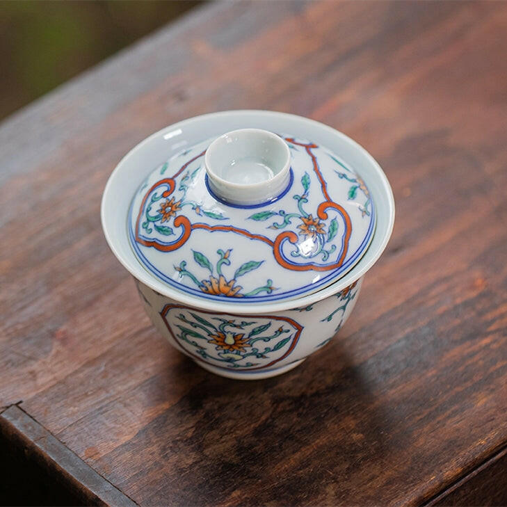 Ru Yi Kai Chuang Hua Hui - Jing De Zhen Porcelain Gaiwan zycschina