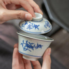 Fu Shou San Duo - Jing De Zhen Porcelain Gaiwan zycschina