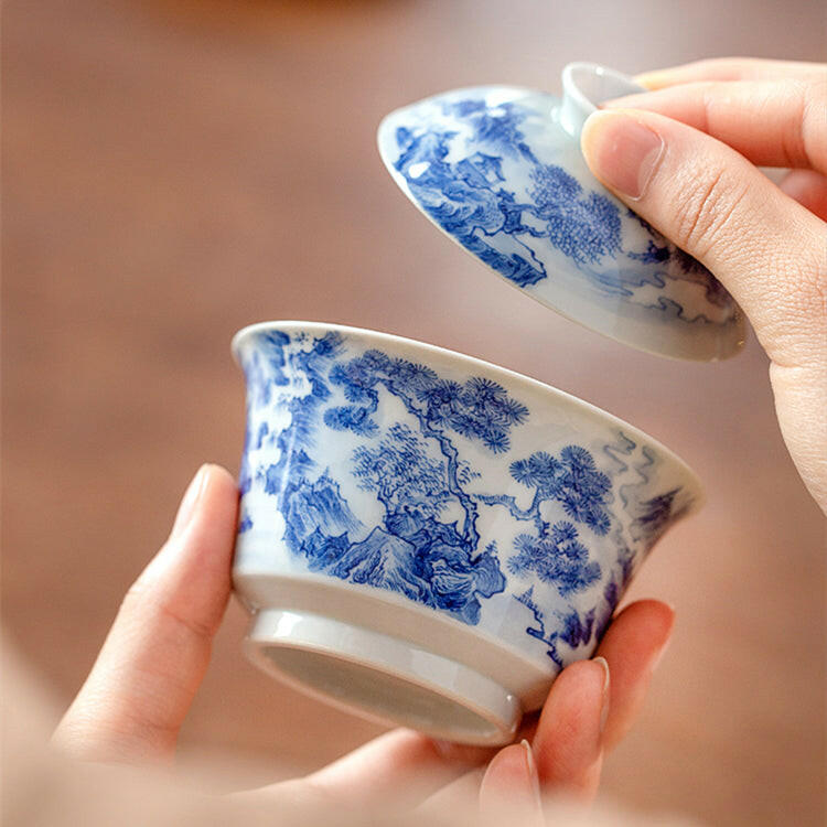 Zhou Xing Xi Gu - Jing De Zhen Porcelain Gaiwan zycschina