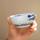 Miao Jin Guo Qiang Yun Long Wen - Porcelain Teacup zycschina
