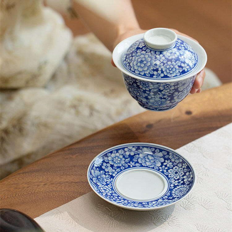 Wan Hua Xian Rui - Jing De Zhen Porcelain Gaiwan zycschina
