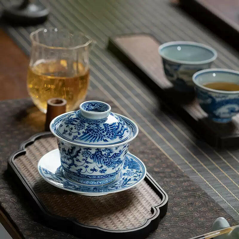 Chan Zhi Feng Wen - Jing De Zhen Porcelain Gaiwan zycschina