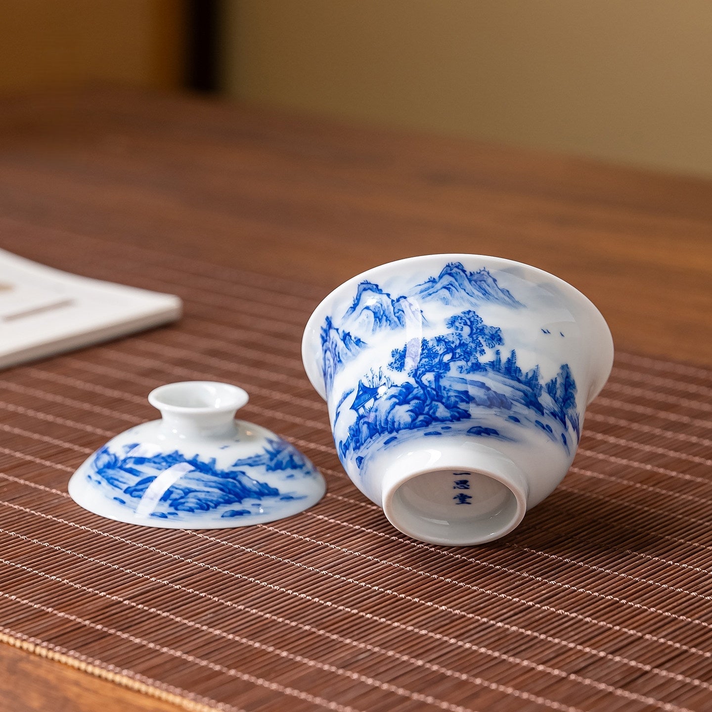 Shan Shui 100cc - Jing De Zhen Porcelain Gaiwan zycschina