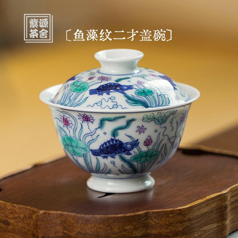 Yu Zao Wen - Jing De Zhen Porcelain Gaiwan zycschina