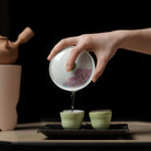 Ji He Lv Fu Qu 150cc - Jing De Zhen Porcelain Gaiwan zycschina