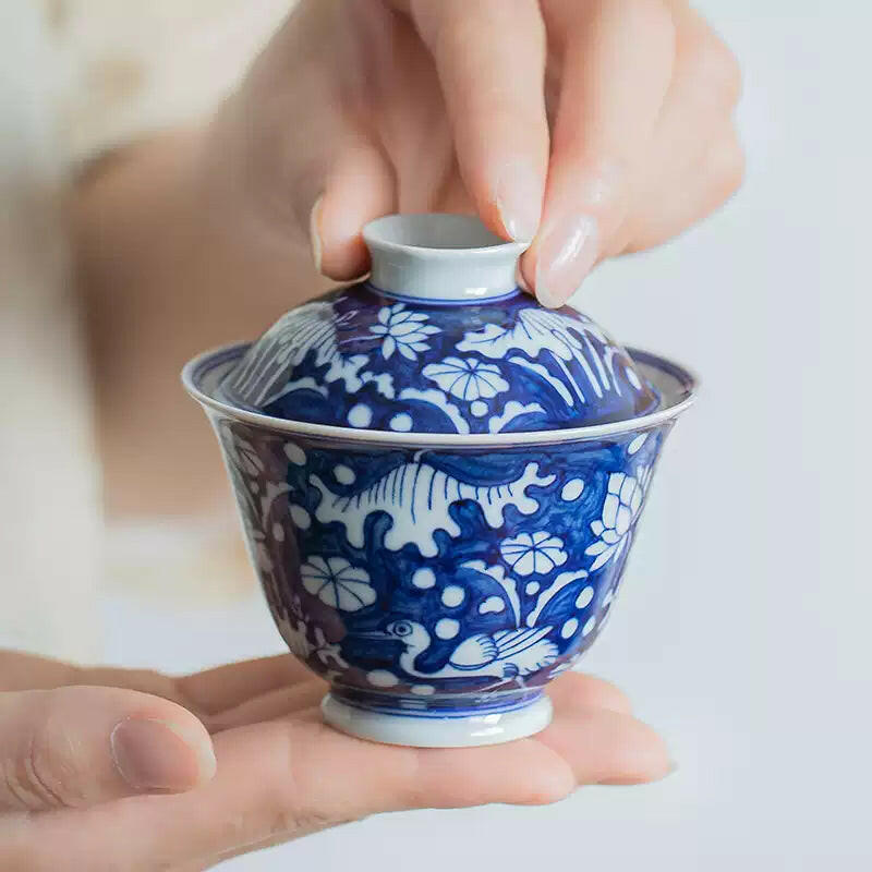 Yi Lu Lian Ke - Jing De Zhen Porcelain Gaiwan zycschina