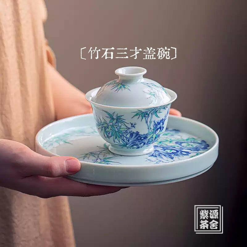 Zhu Shi - Jing De Zhen Porcelain Gaiwan zycschina