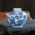 Shi Zi Xiu Qiu - Jing De Zhen Porcelain Gaiwan zycschina