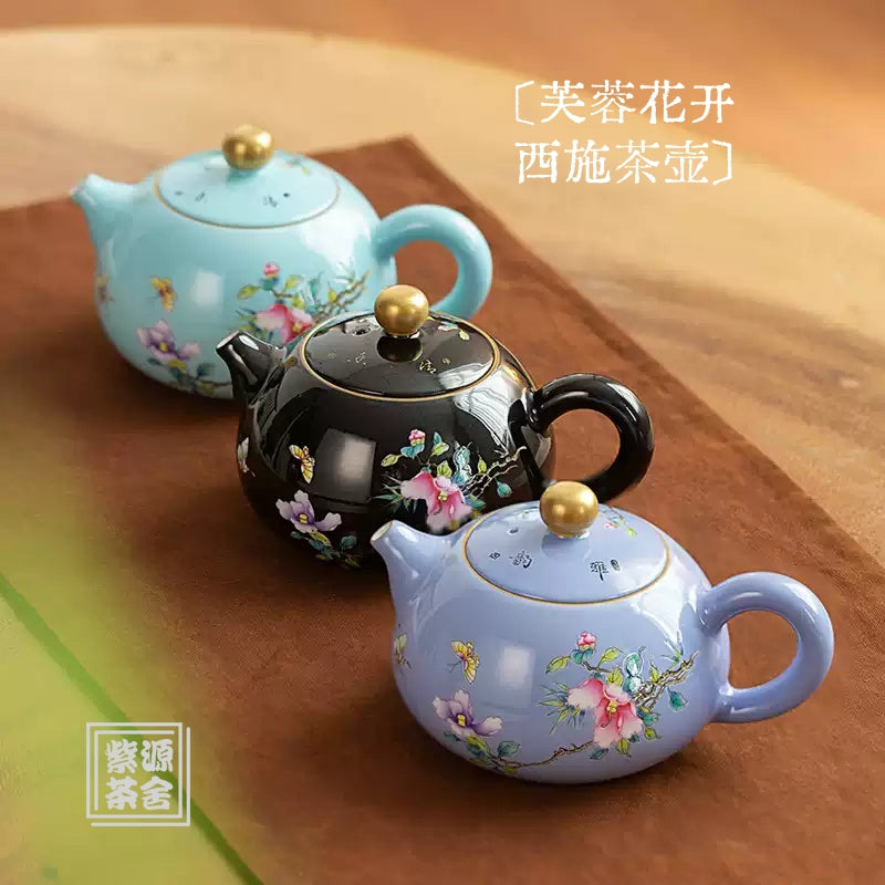 Fu Rong Hua Kai 240cc - Jing De Zhen Porcelain Gaiwan zycschina