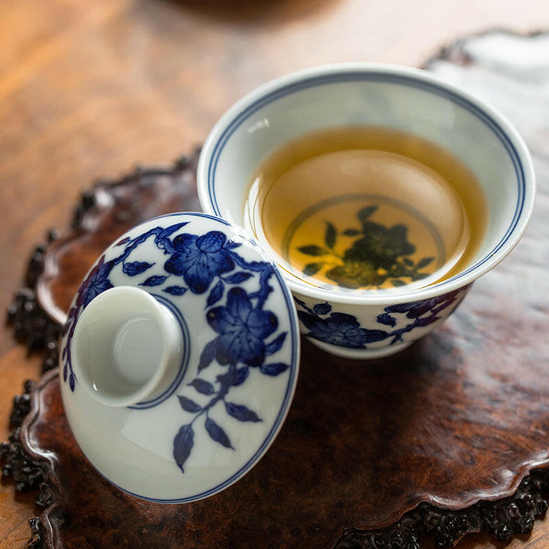 Du Juan Hua - Jing De Zhen Porcelain Gaiwan zycschina