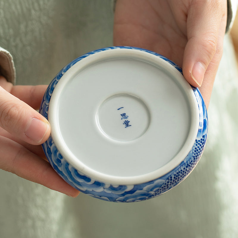 Yun Long Wen - Jing De Zhen Porcelain Tea Lid Rest zycschina