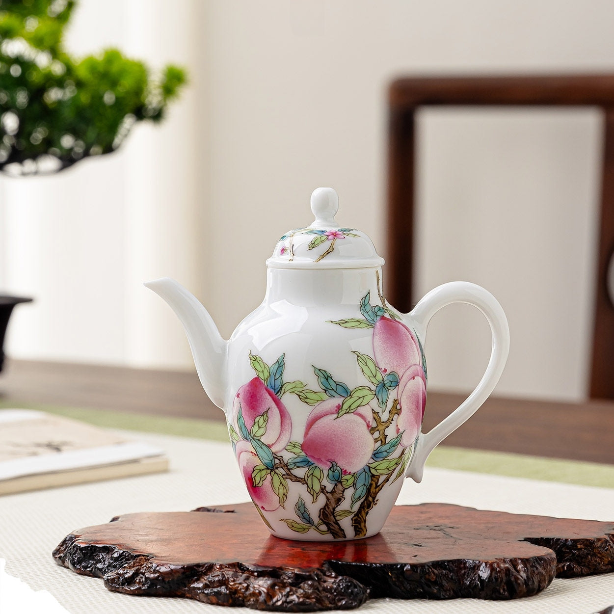 Wu Tao 170cc - Jing De Zhen Porcelain Teapot zycschina