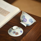 Pi Qiu Hua 155cc - Jing De Zhen Porcelain Gaiwan zycschina