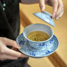 Rui He Xiang Yun - Jing De Zhen Porcelain Gaiwan zycschina