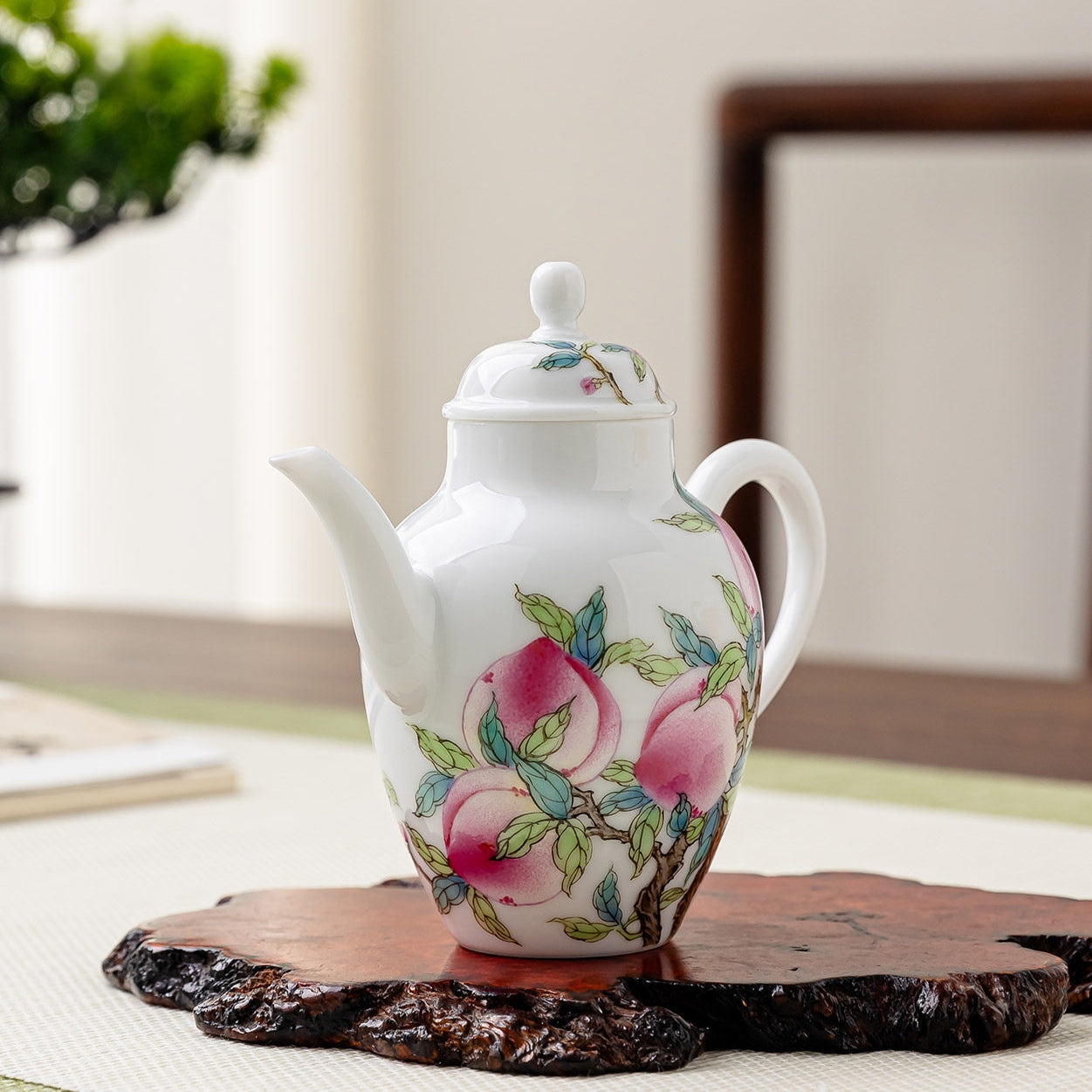 Wu Tao 170cc - Jing De Zhen Porcelain Teapot zycschina