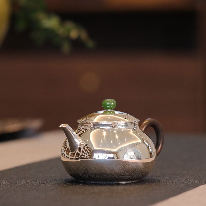 Ri Yue Qing - Handmade silver pot zycschina