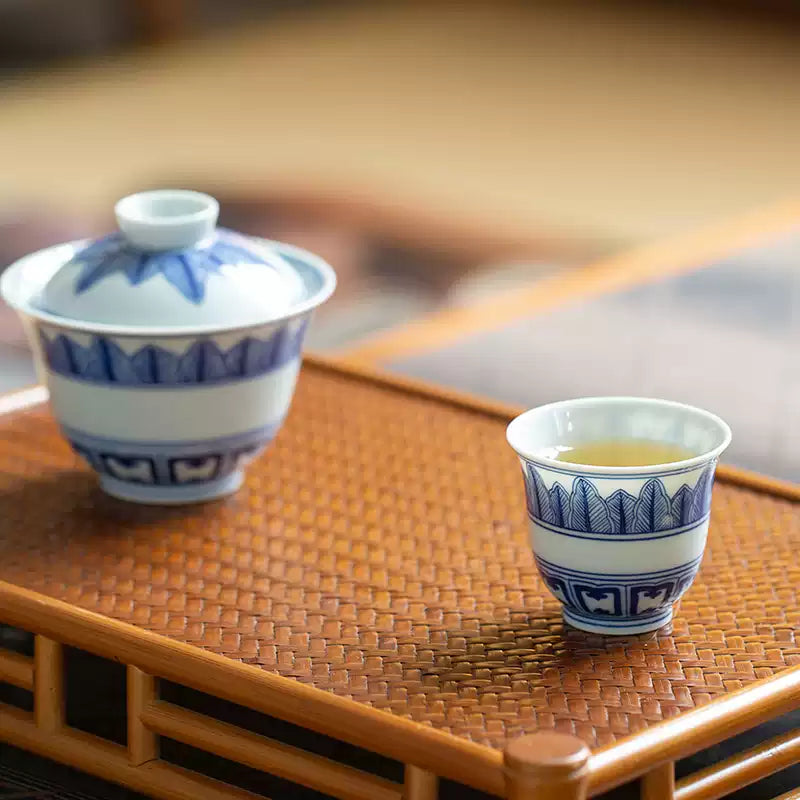 Lian Ban Jiao Ye - Jing De Zhen Porcelain Teacup zycschina