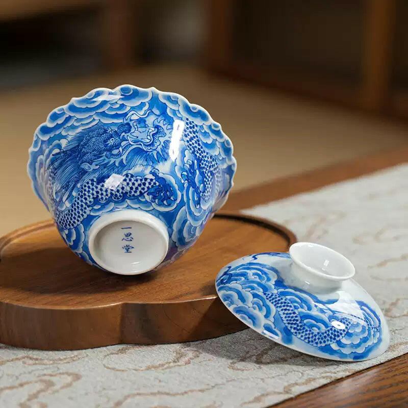 Yun Long Wen - Jing De Zhen Porcelain Gaiwan zycschina