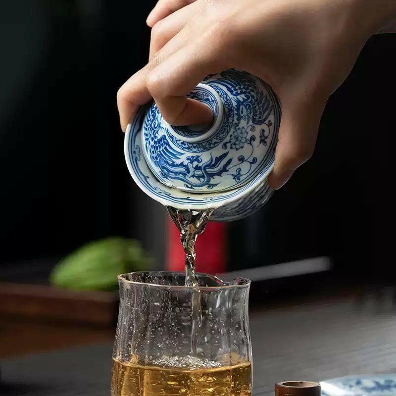Chan Zhi Feng Wen - Jing De Zhen Porcelain Gaiwan zycschina