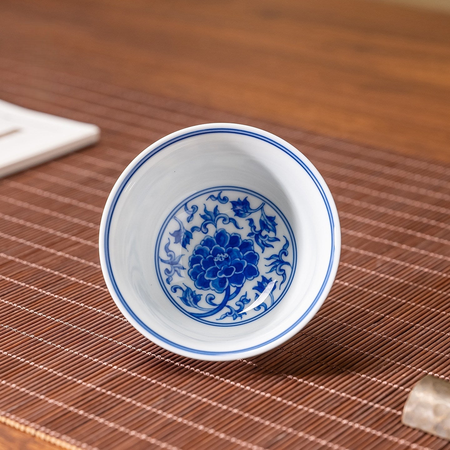 Chan Zhi Mu Dan 150cc - Jing De Zhen Porcelain Gaiwan zycschina
