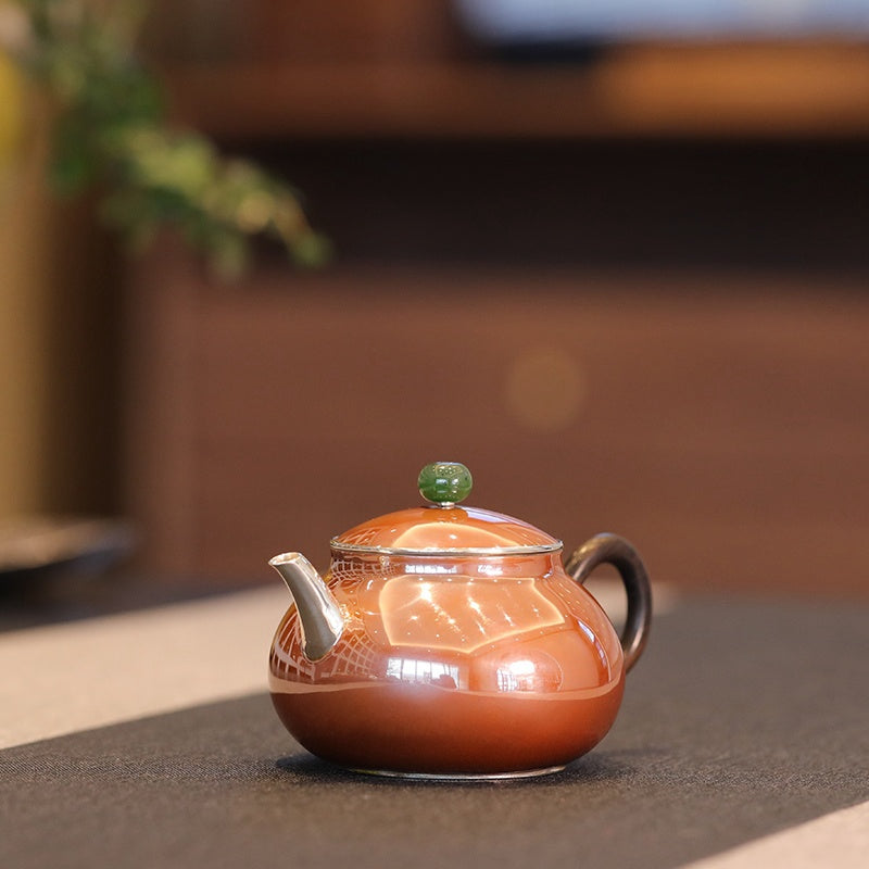 Ri Yue Qing - Handmade silver pot zycschina