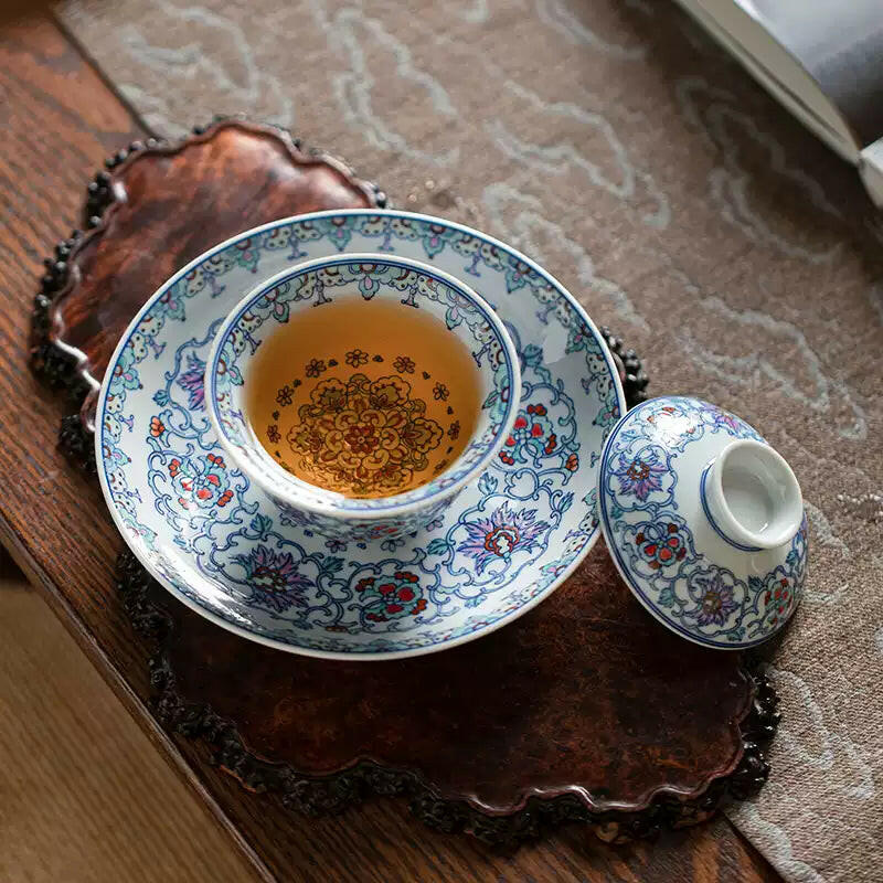 Ren Dong Wen Hua Hui - Jing De Zhen Porcelain Gaiwan zycschina
