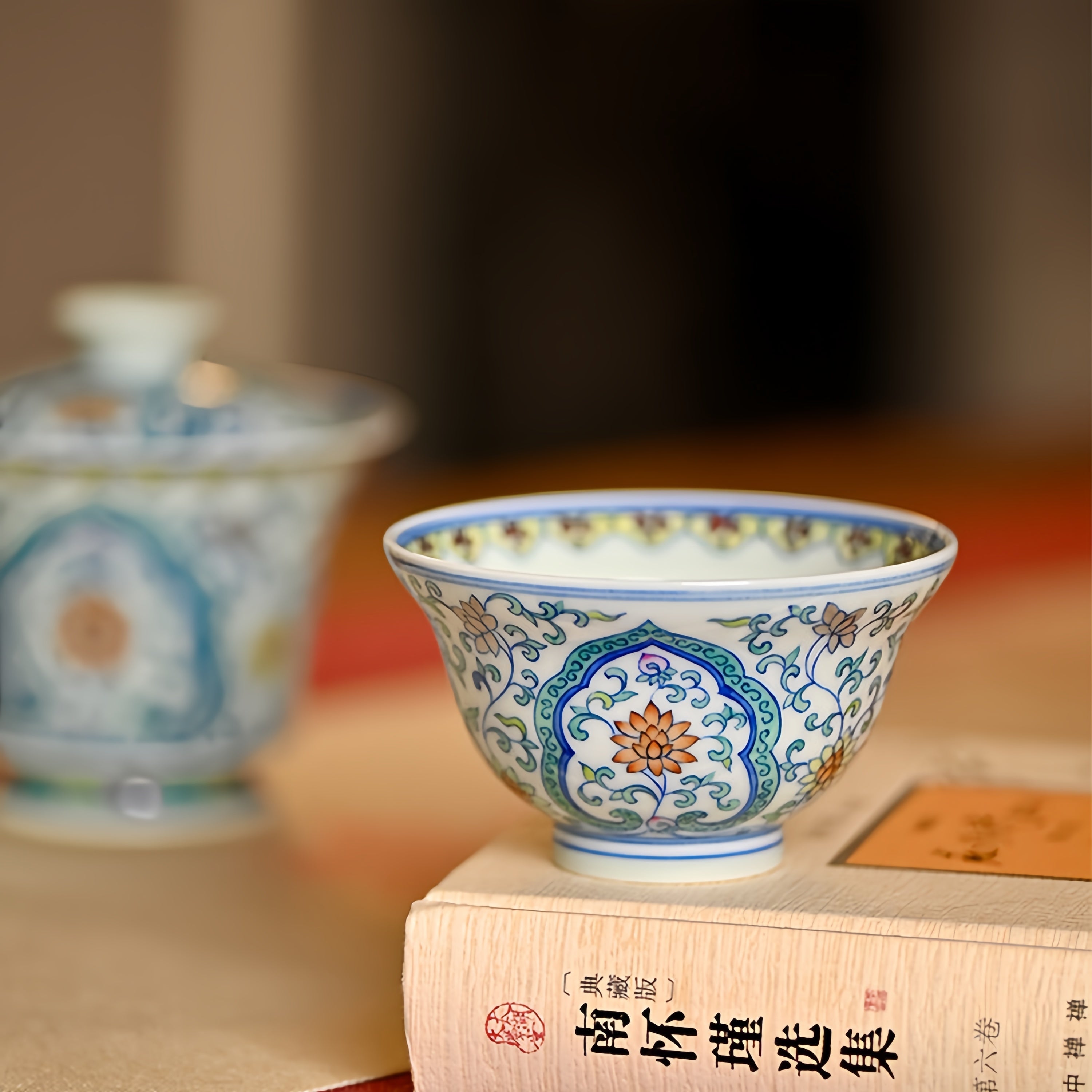 Chan Zhi Ru Yi 160cc - Jing De Zhen Porcelain Gaiwan zycschina