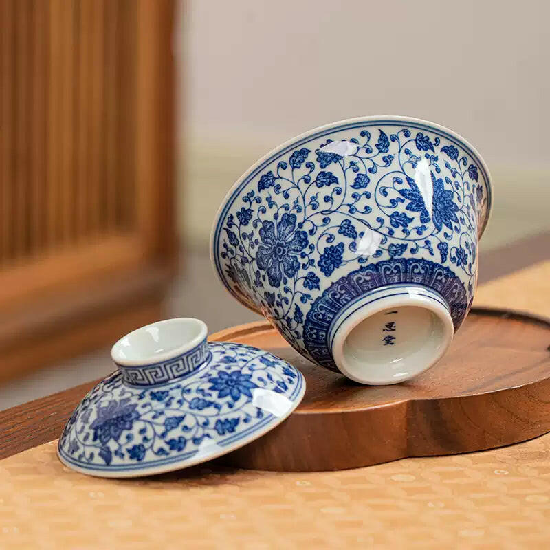 Chan Zhi Wen - Jing De Zhen Porcelain Gaiwan zycschina