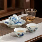 Shui Cao Jin Yu - Jing De Zhen Porcelain Teacup zycschina