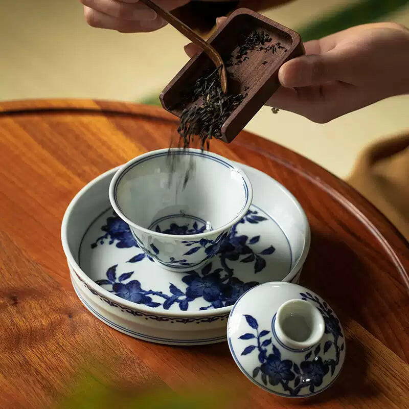 Du Juan Hua - Jing De Zhen Porcelain Gaiwan zycschina