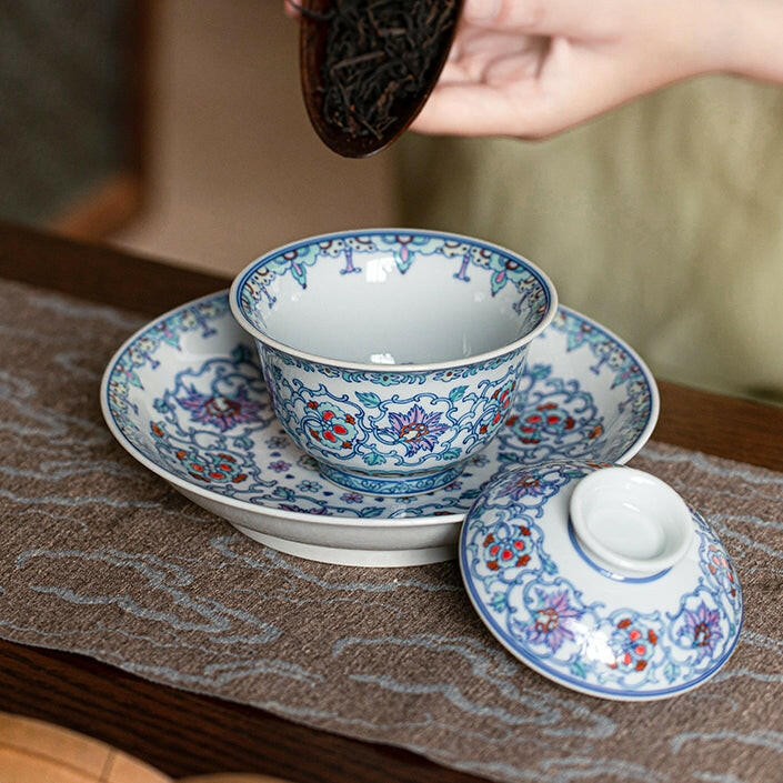Ren Dong Wen Hua Hui - Jing De Zhen Porcelain Gaiwan zycschina