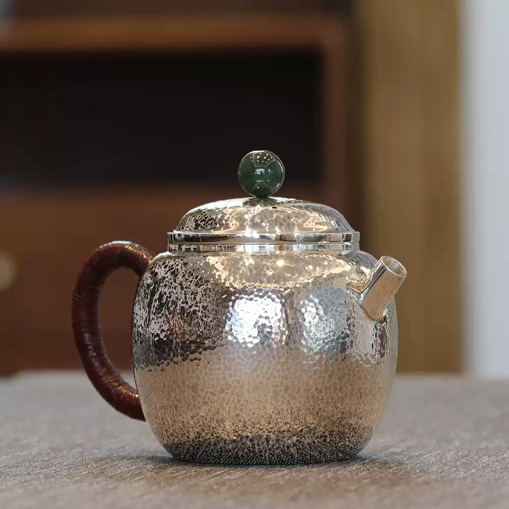 Long Zhu 200cc - Handmade silver pot zycschina